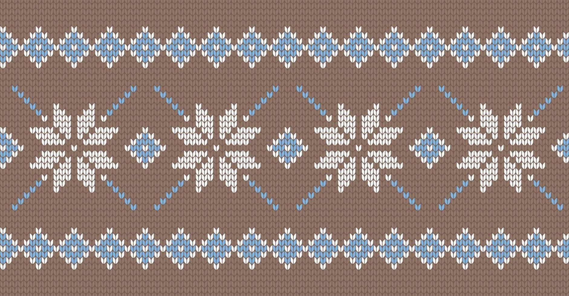 Knitted seamless pattern background vector illustration