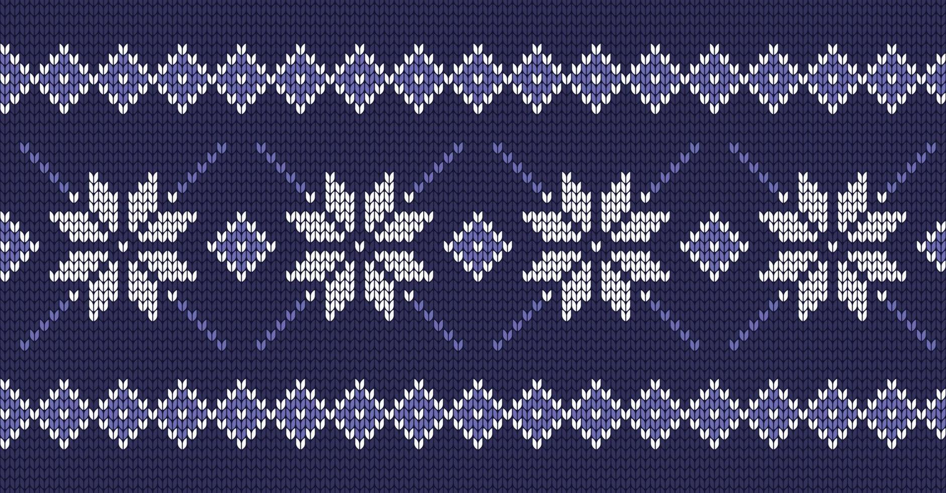 Knitted seamless pattern background vector illustration