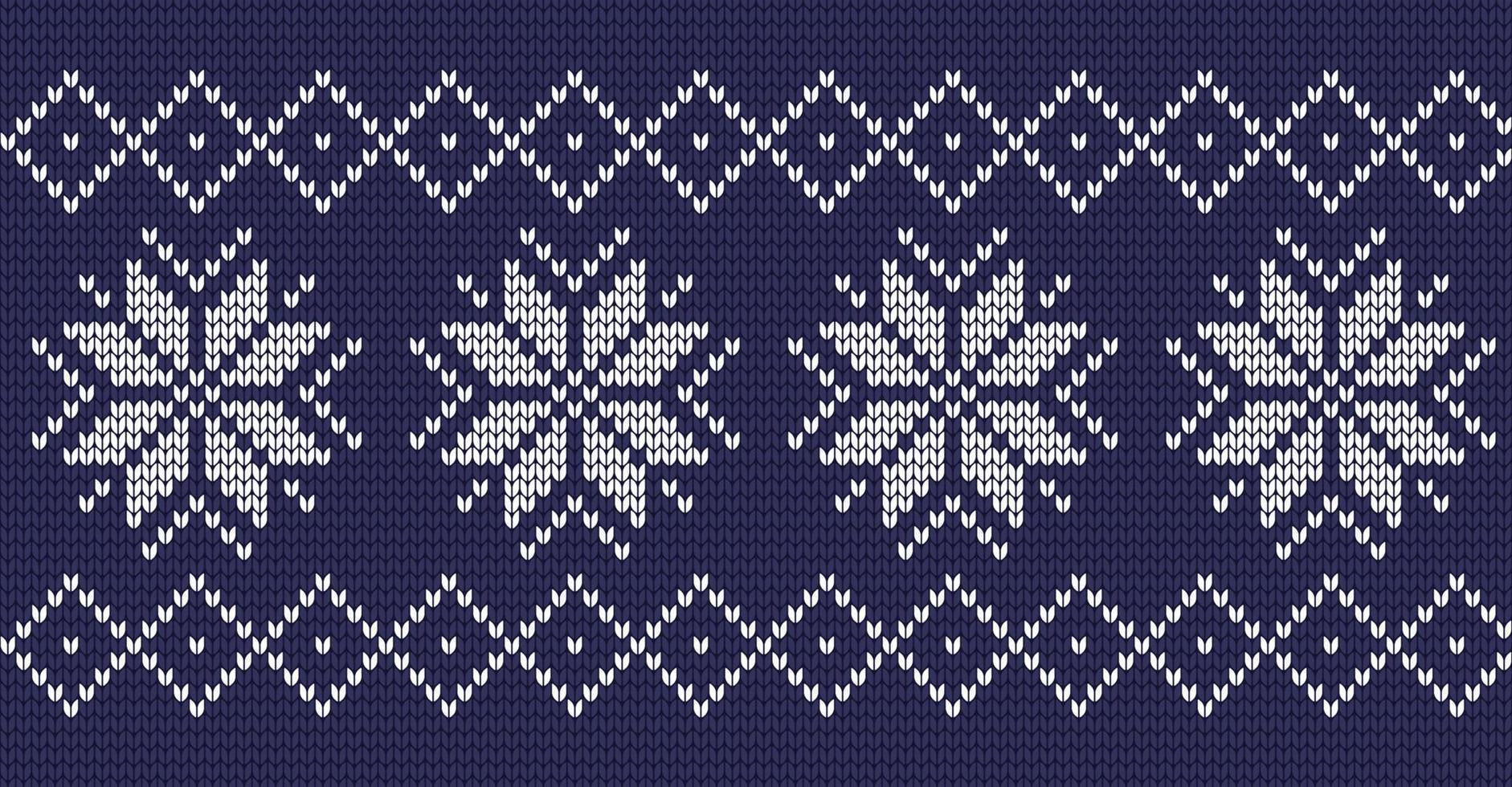 Knitted seamless pattern background vector illustration