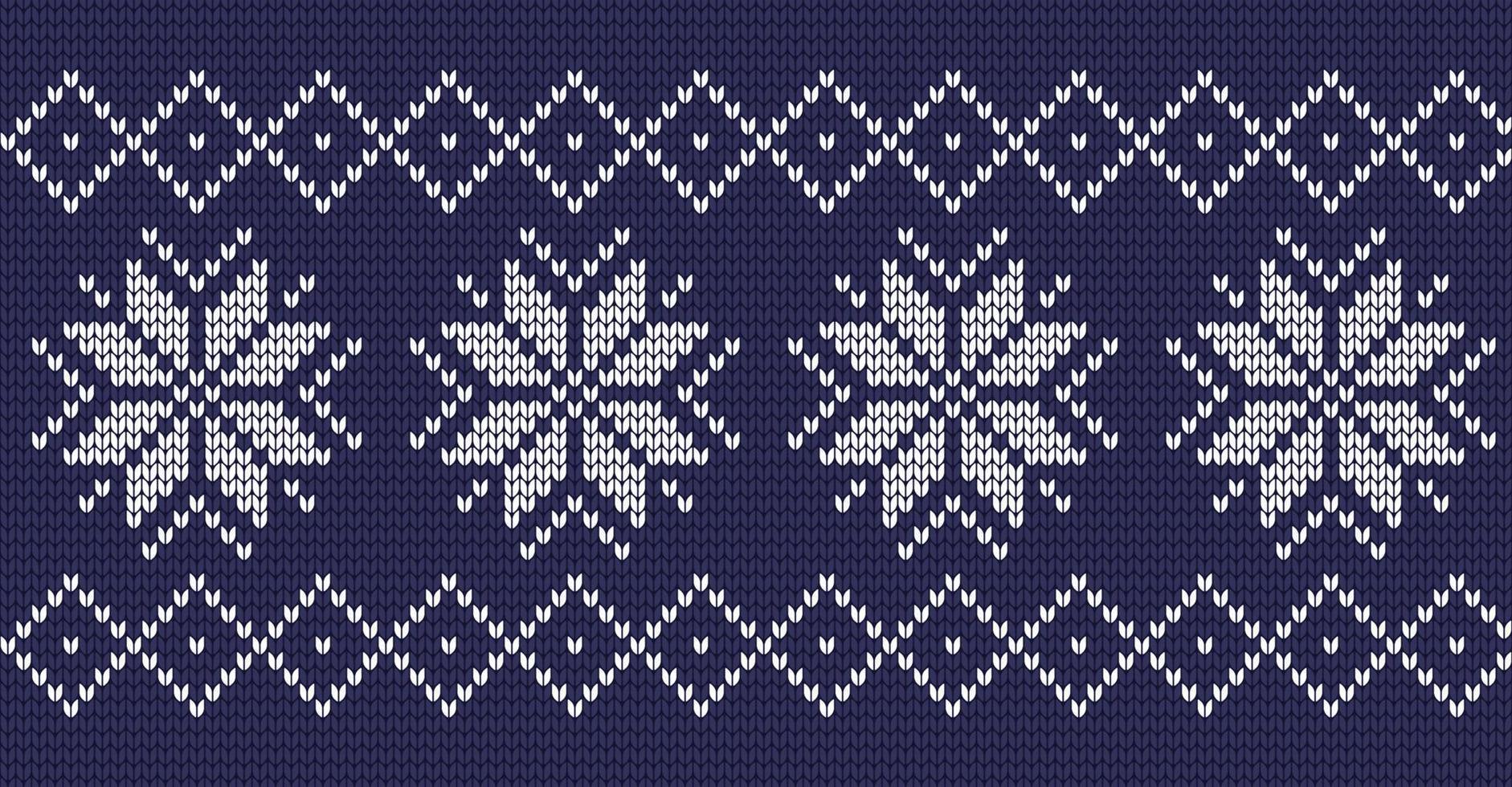 Knitted seamless pattern background vector illustration