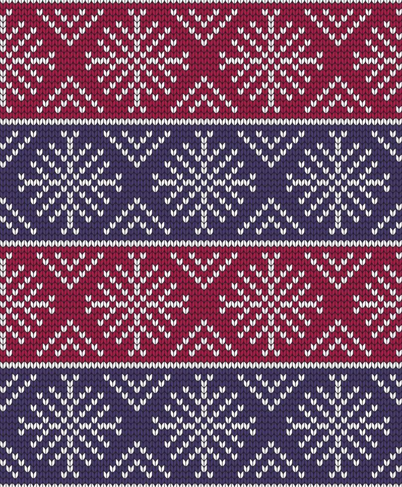 Knitted seamless pattern background vector illustration