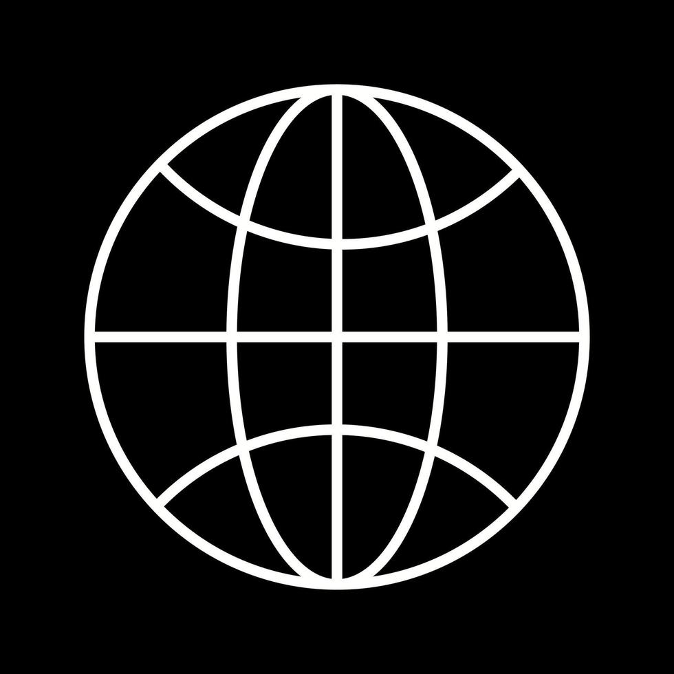 Beautiful world vector line icon
