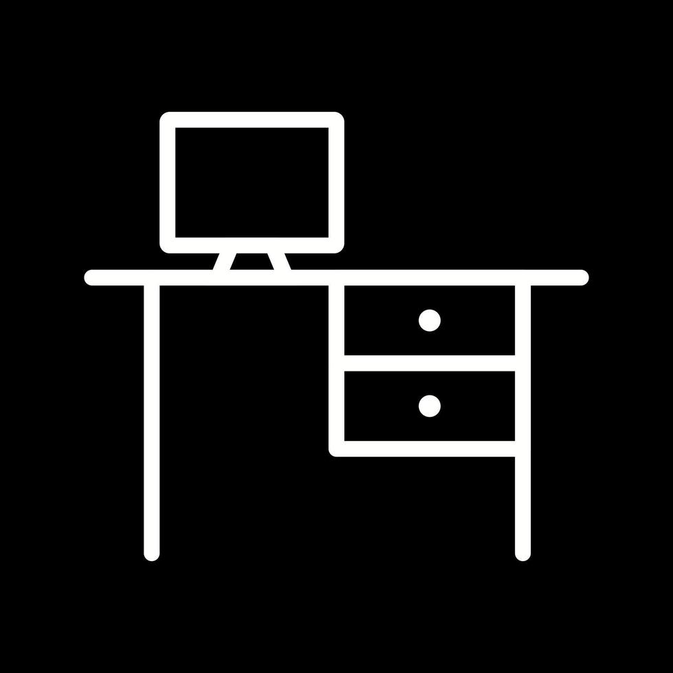 Beautiful Workplace vector line icon