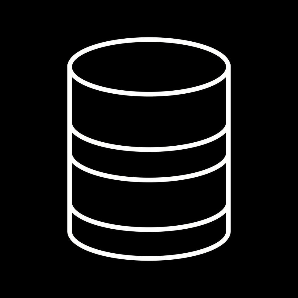 Beautiful Database vector line icon