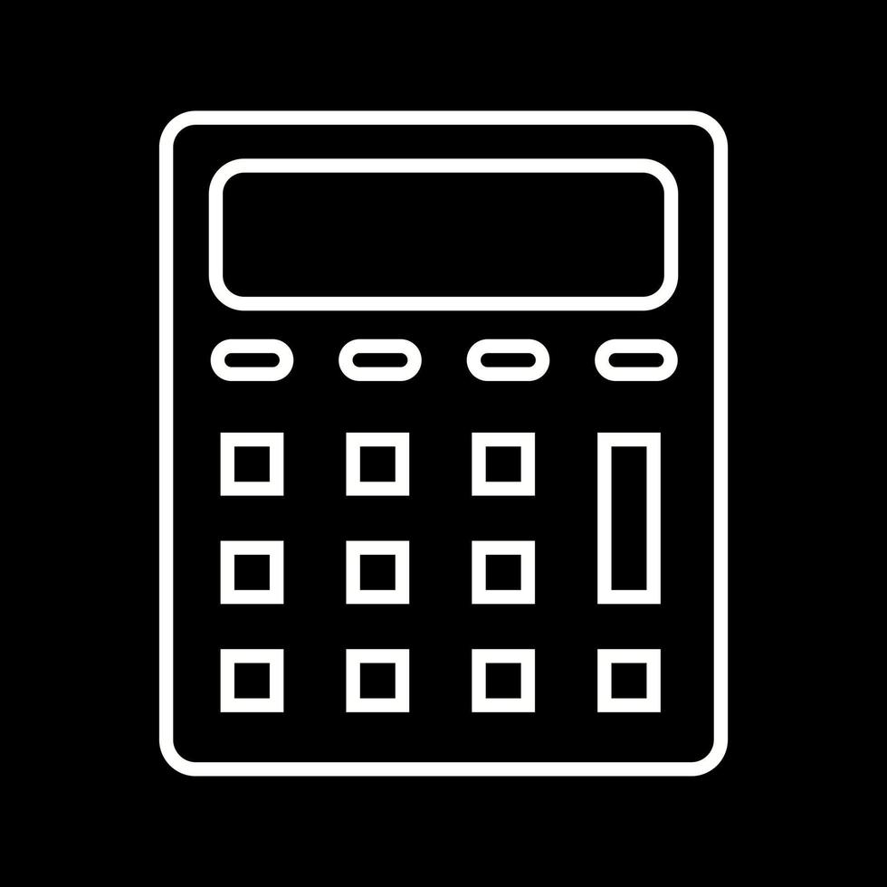 Beautiful Calculator Vector line icon