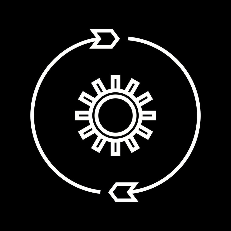 Beautiful Settings vector line icon