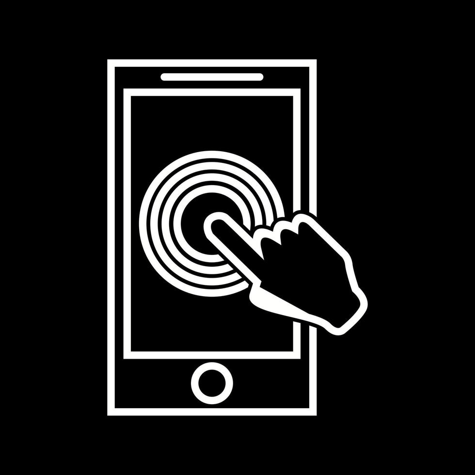 Beautiful Fingerprint vector line icon