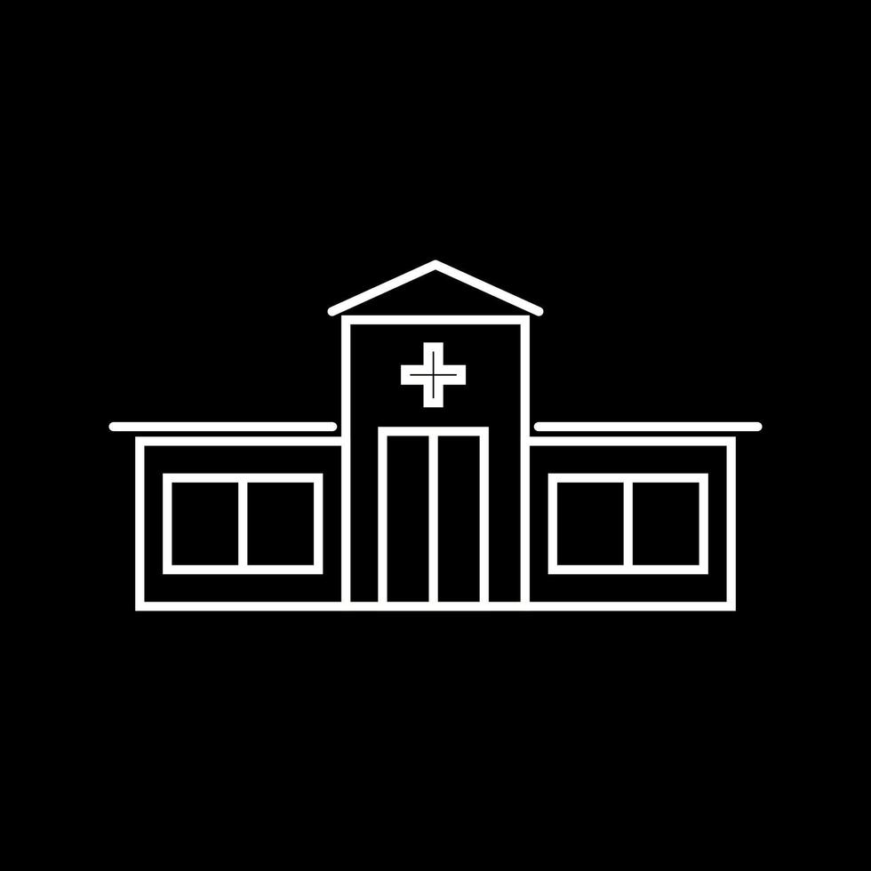 Beautiful Hospital vector line icon