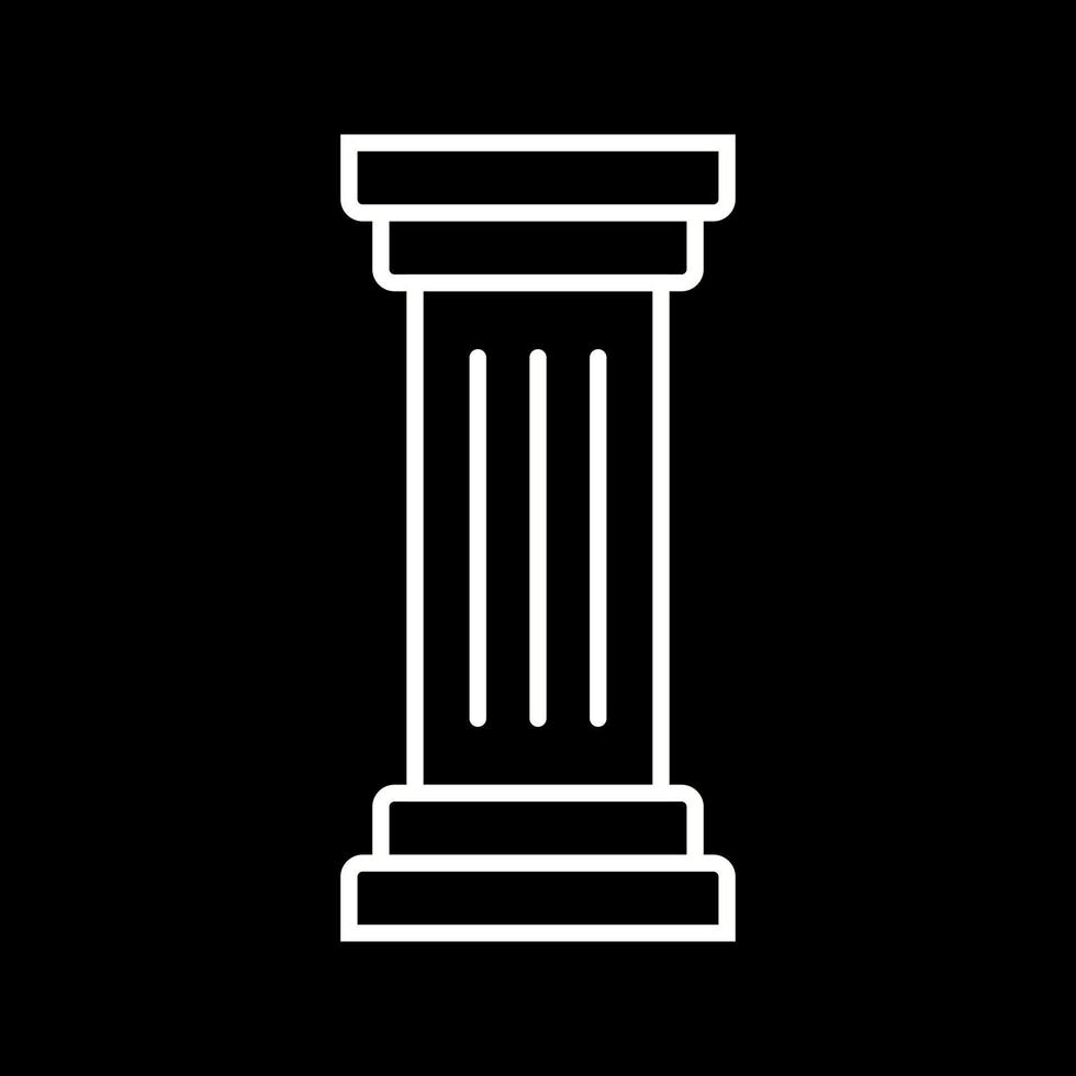 Beautiful Column Vector line icon