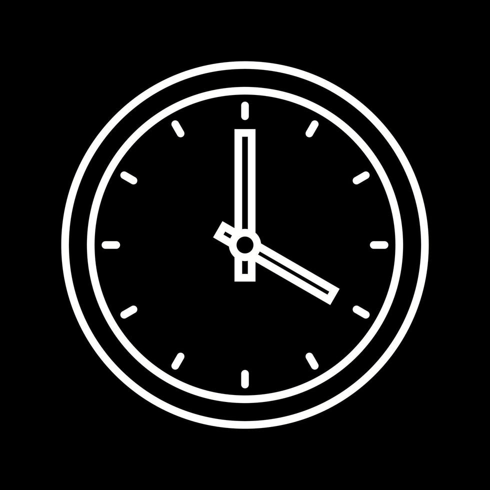 Beautiful Clock Vector line icon