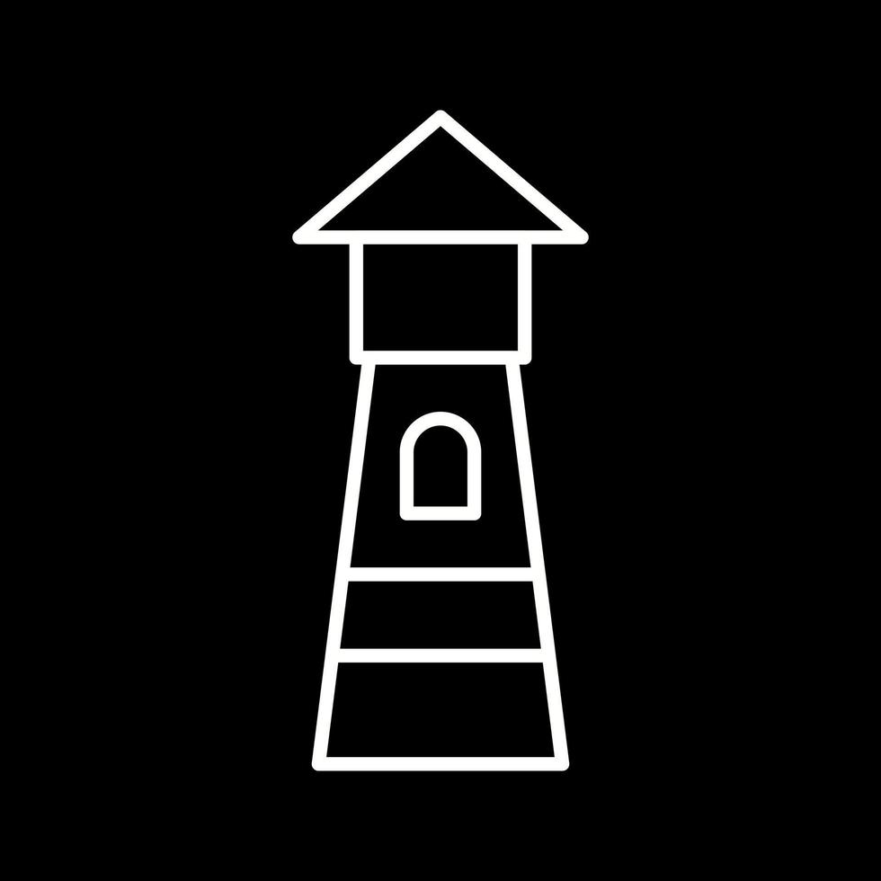 Beautiful lighthouse Vector line icon