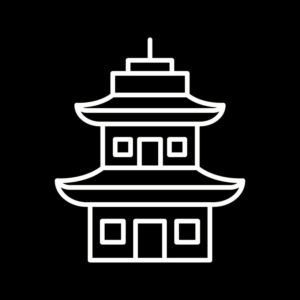Beautiful Temple Vector line icon
