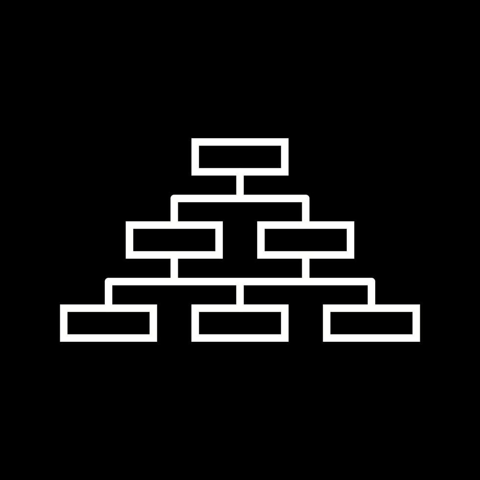Beautiful Business structure vector line icon