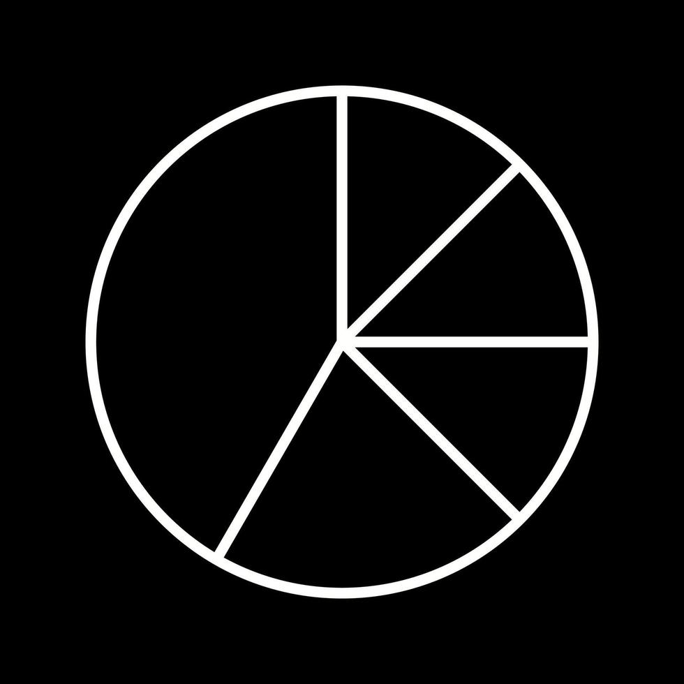 Beautiful Pie chart vector line icon