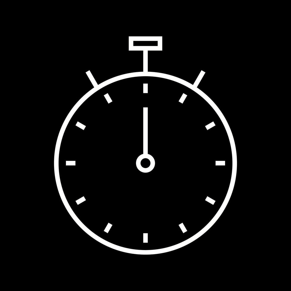 Beautiful Alarm clock vector line icon