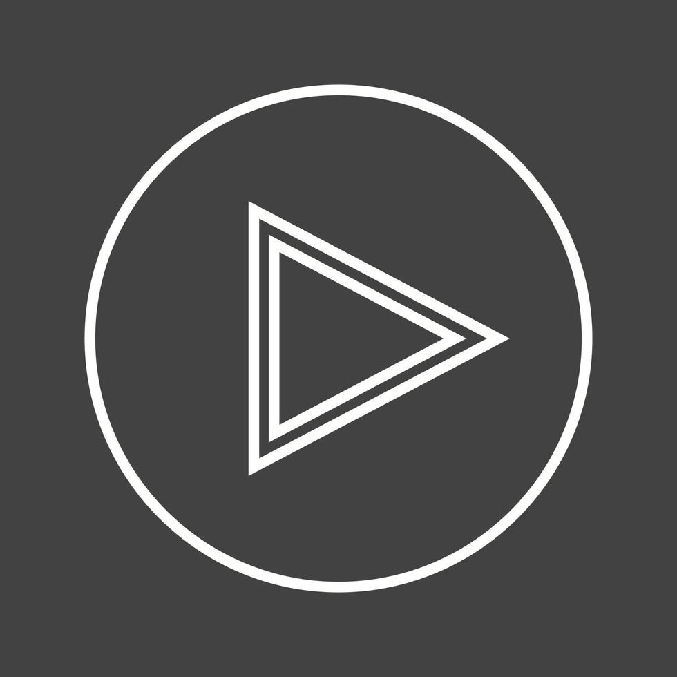 Beautiful Video Line Vector Icon