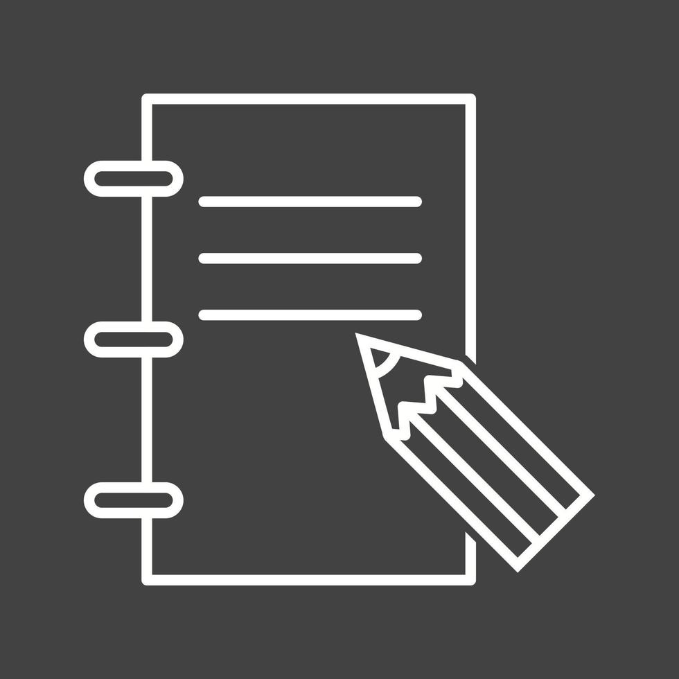 Beautiful Edit Report Line Vector Icon