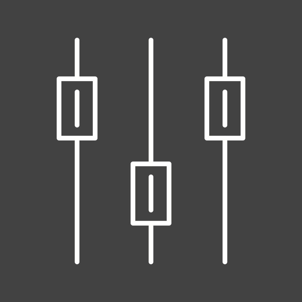 Beautiful Volume Control Line Vector Icon