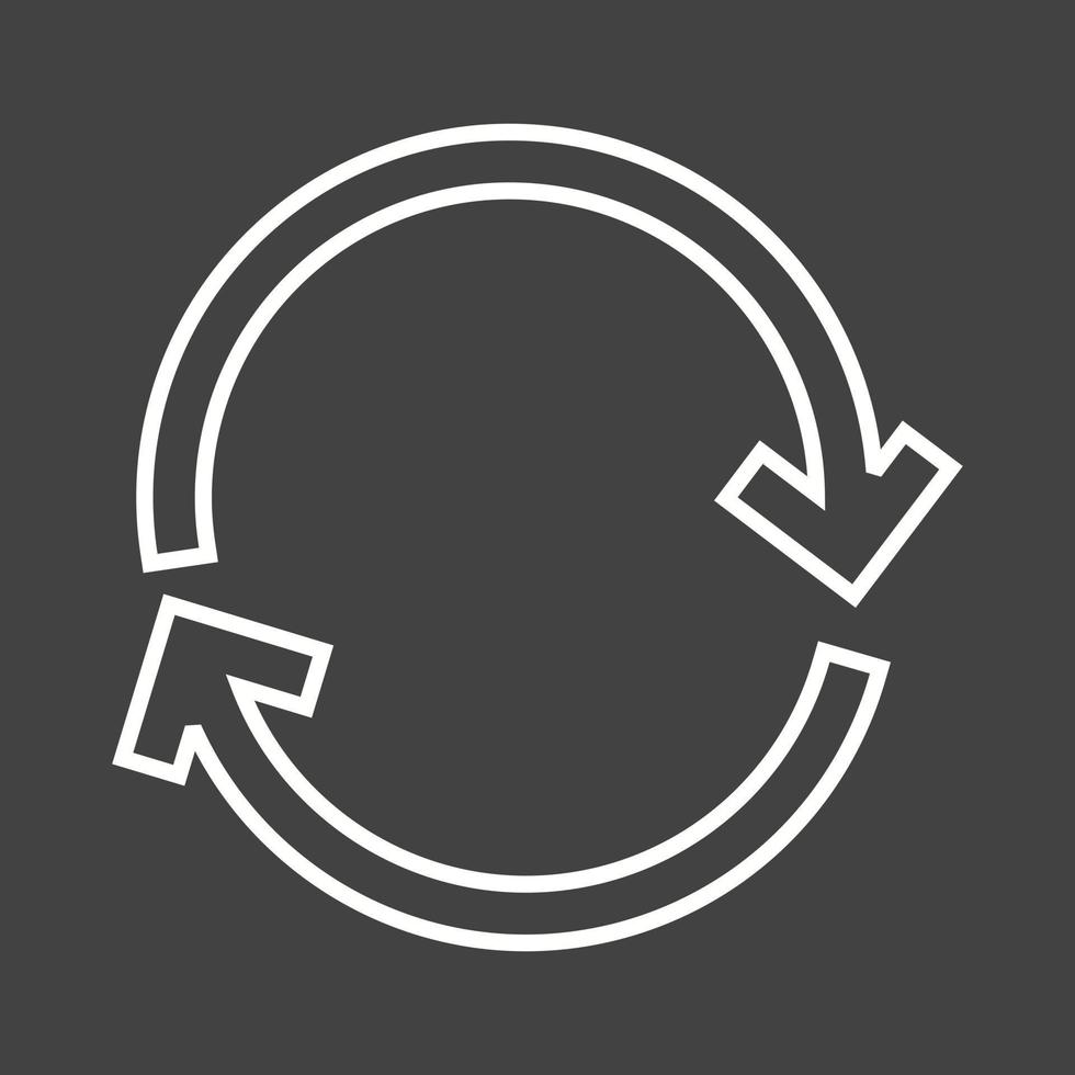 Beautiful Repeat Line Vector Icon