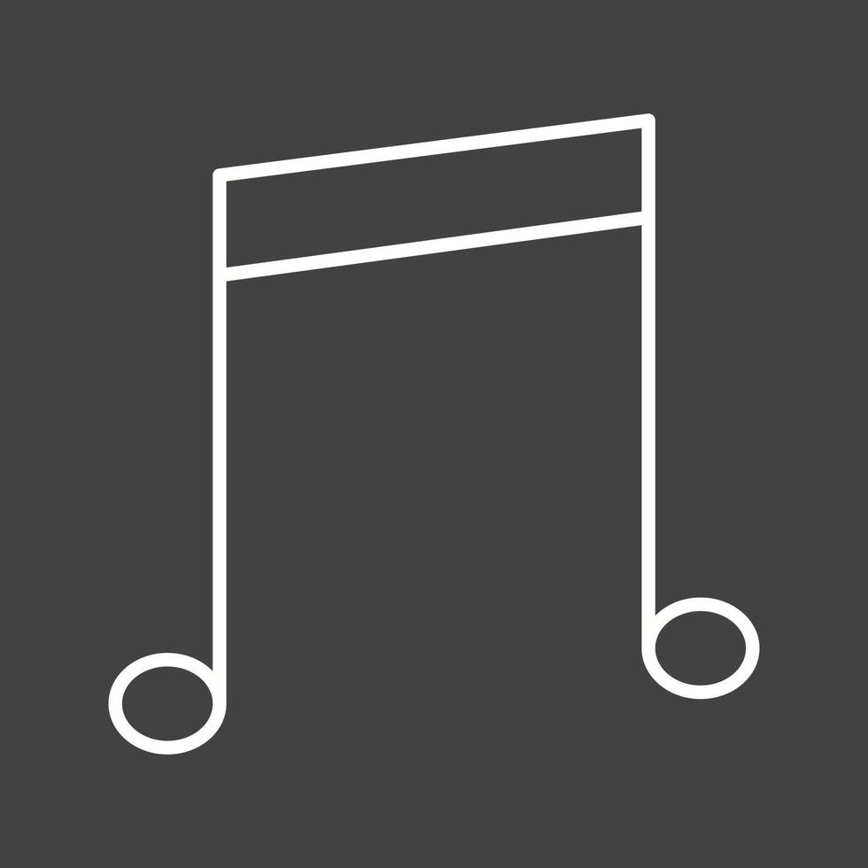 Beautiful Music Line Vector Icon