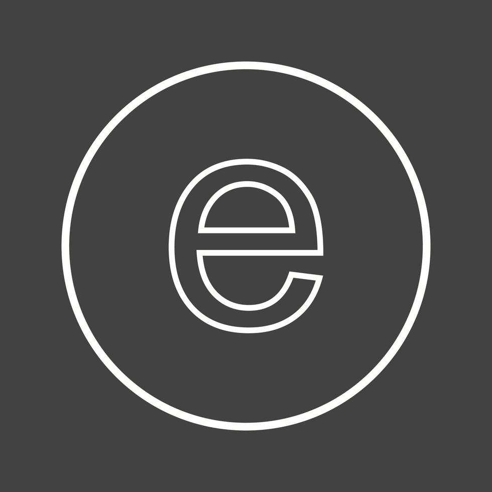 Beautiful Edge Line Vector Icon