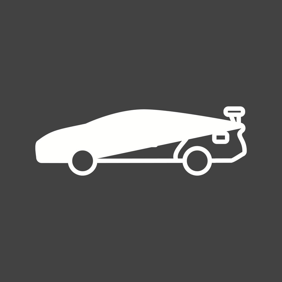 Beautiful Sports Car Line Vector Icon