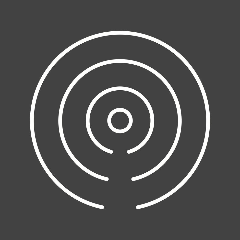 Beautiful Hotspot Signal Line Vector Icon