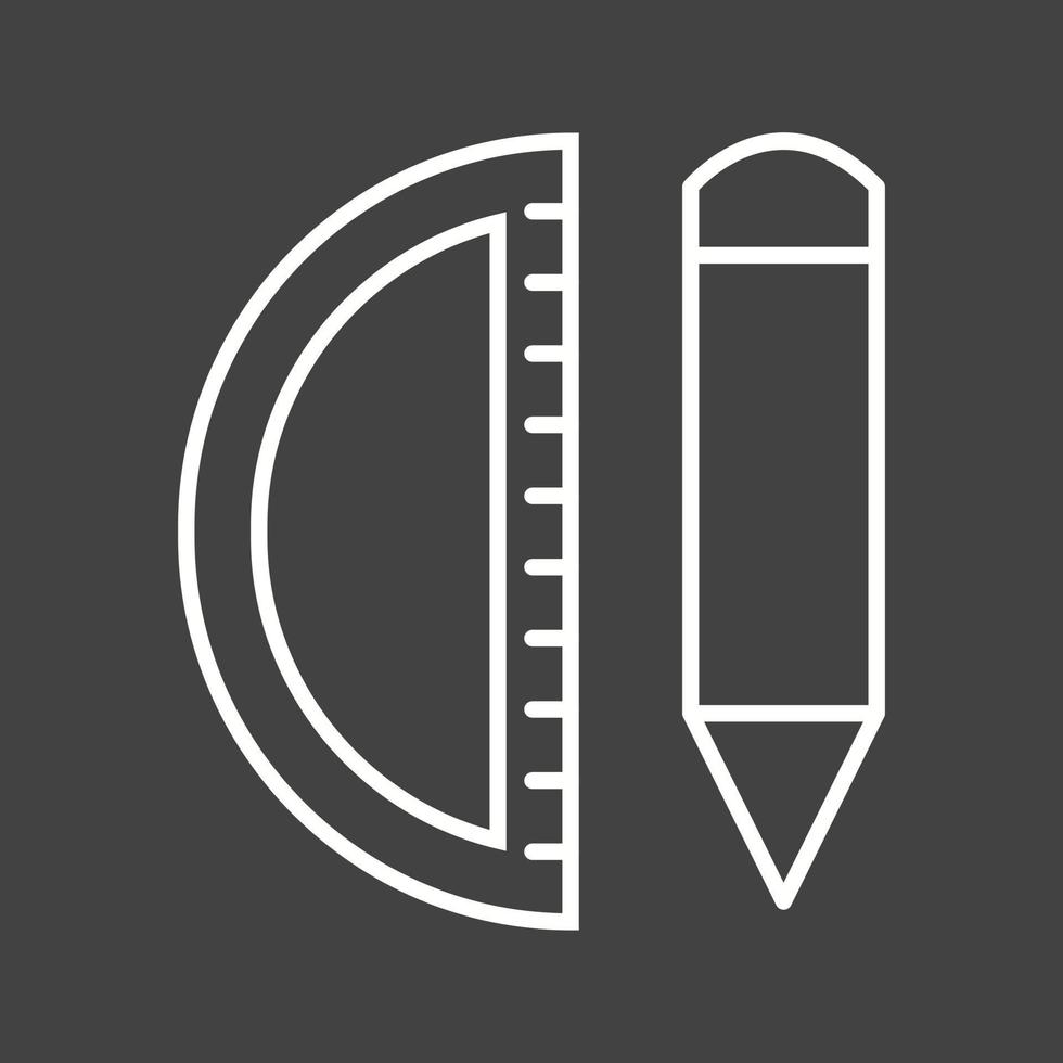 Beautiful Geometry Tools Line Vector Icon