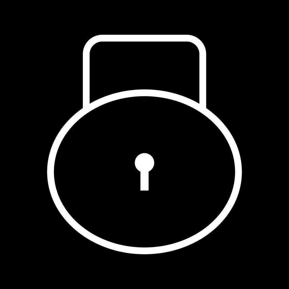 Beautiful Security lock vector line icon