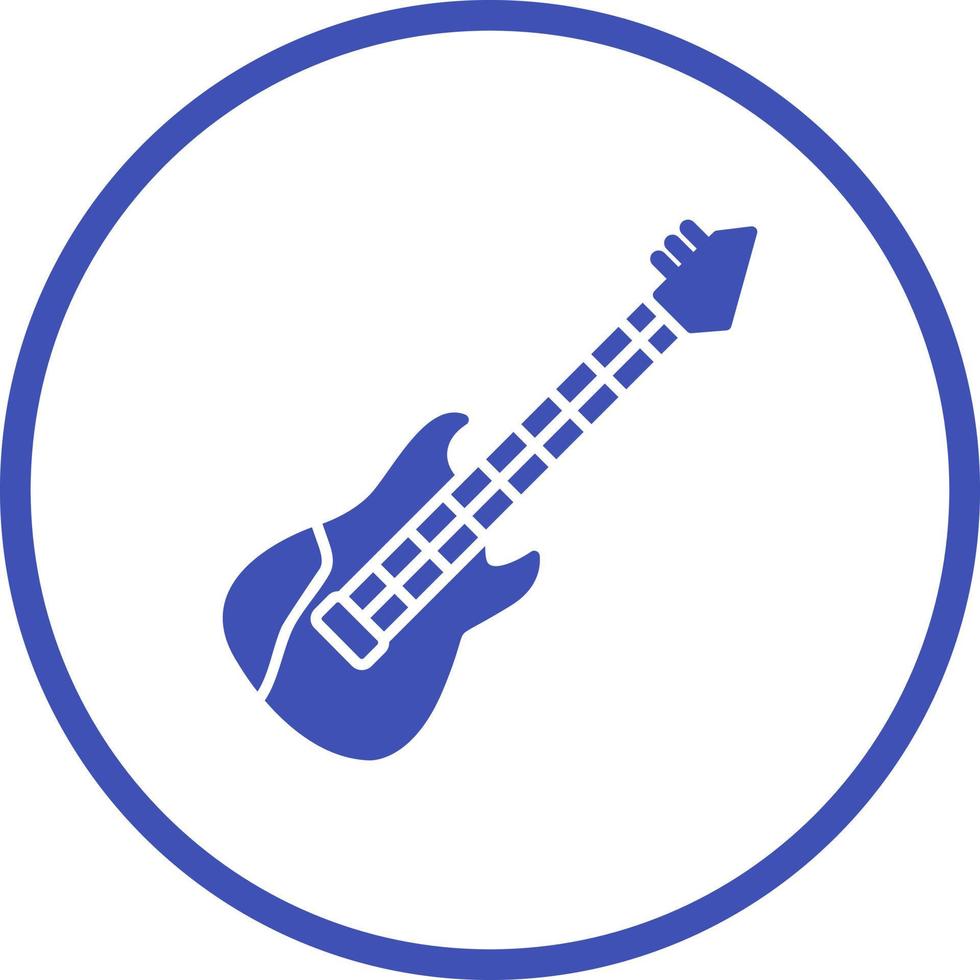 icono de vector de guitarra eléctrica