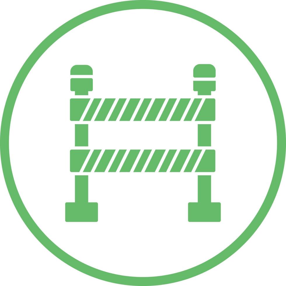 Police Line Vector Icon