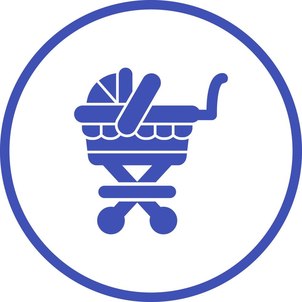 Baby Carriage Vector Icon