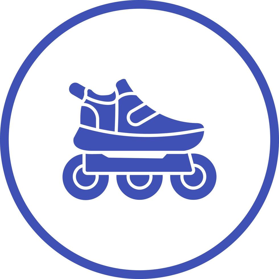 Roller Skates Vector Icon