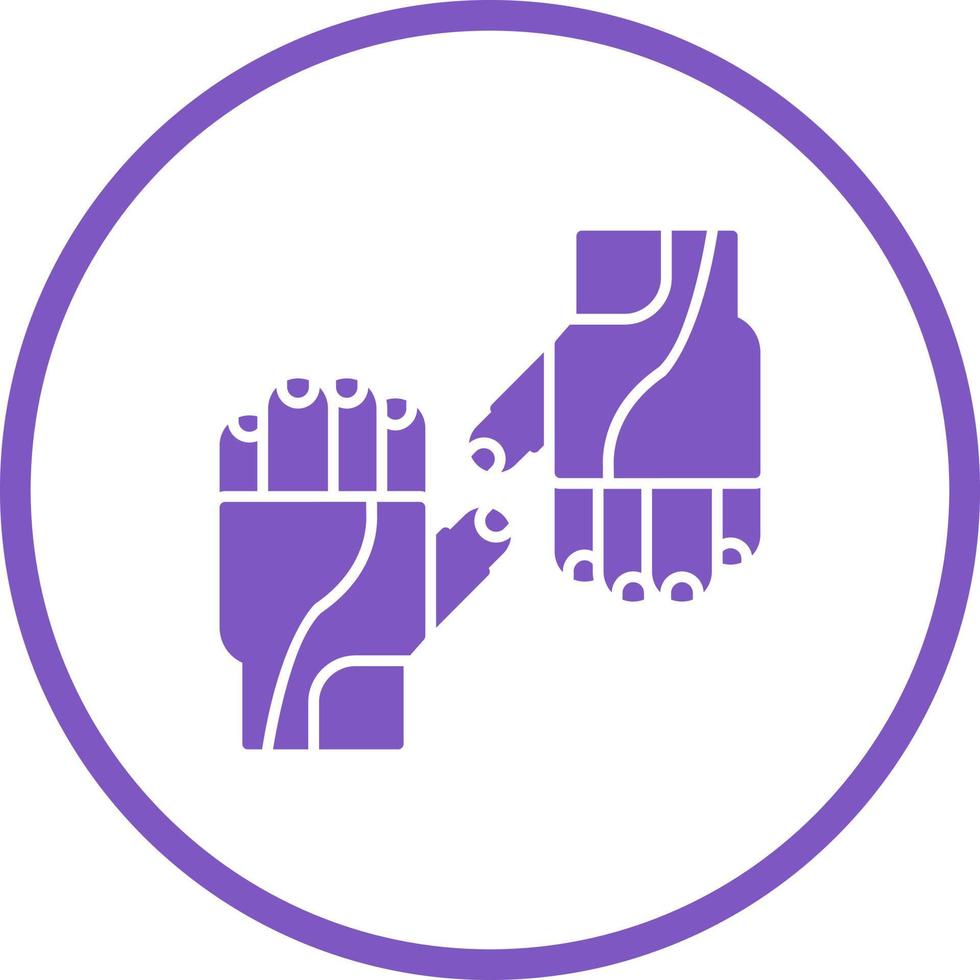 Cycling Gloves Vector Icon