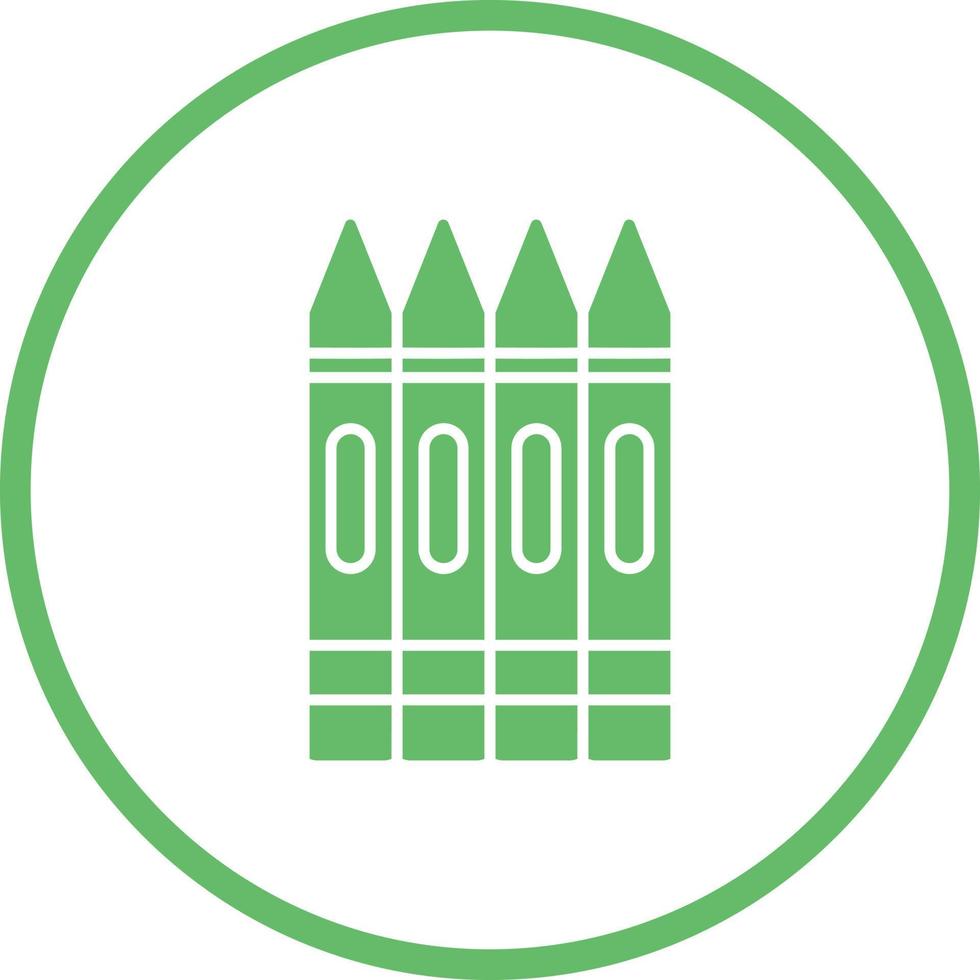 Crayons Vector Icon