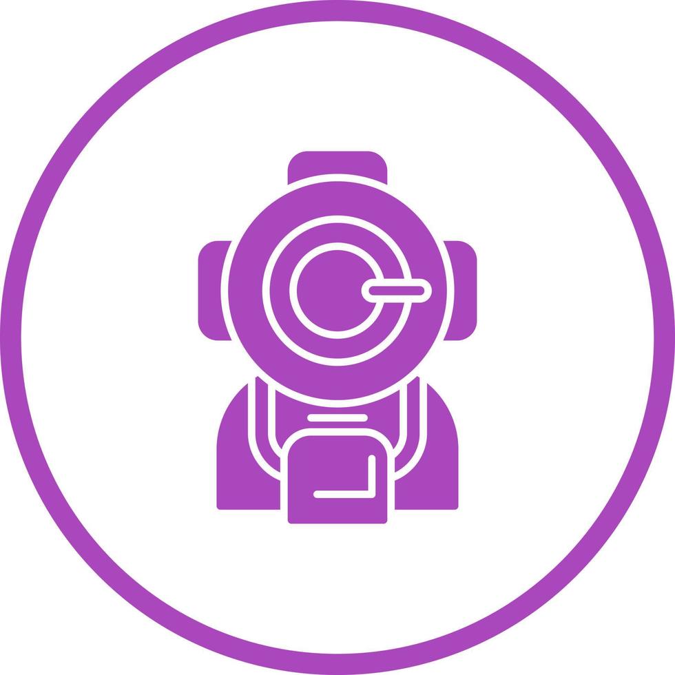 Diving Helmet Vector Icon