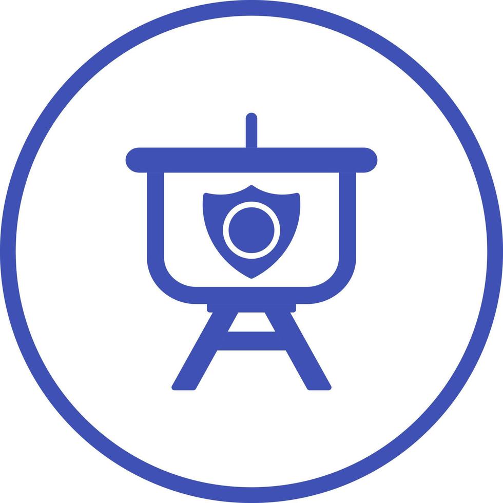 Security Presentation Vector Icon