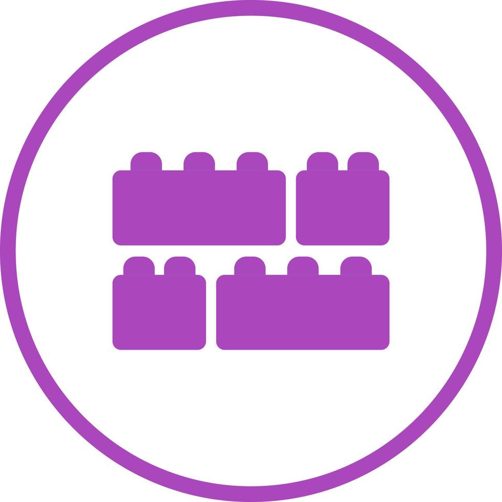 Toy Blocks Vector Icon