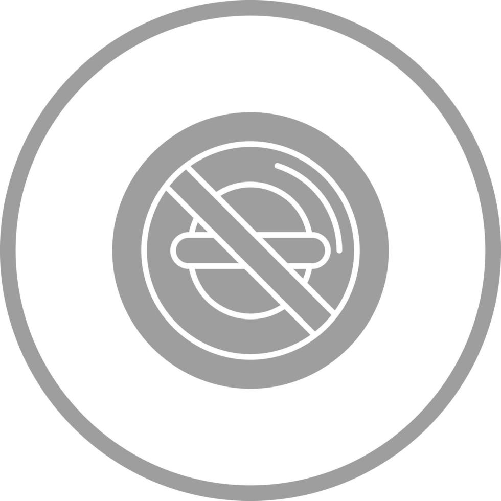 No Food Vector Icon