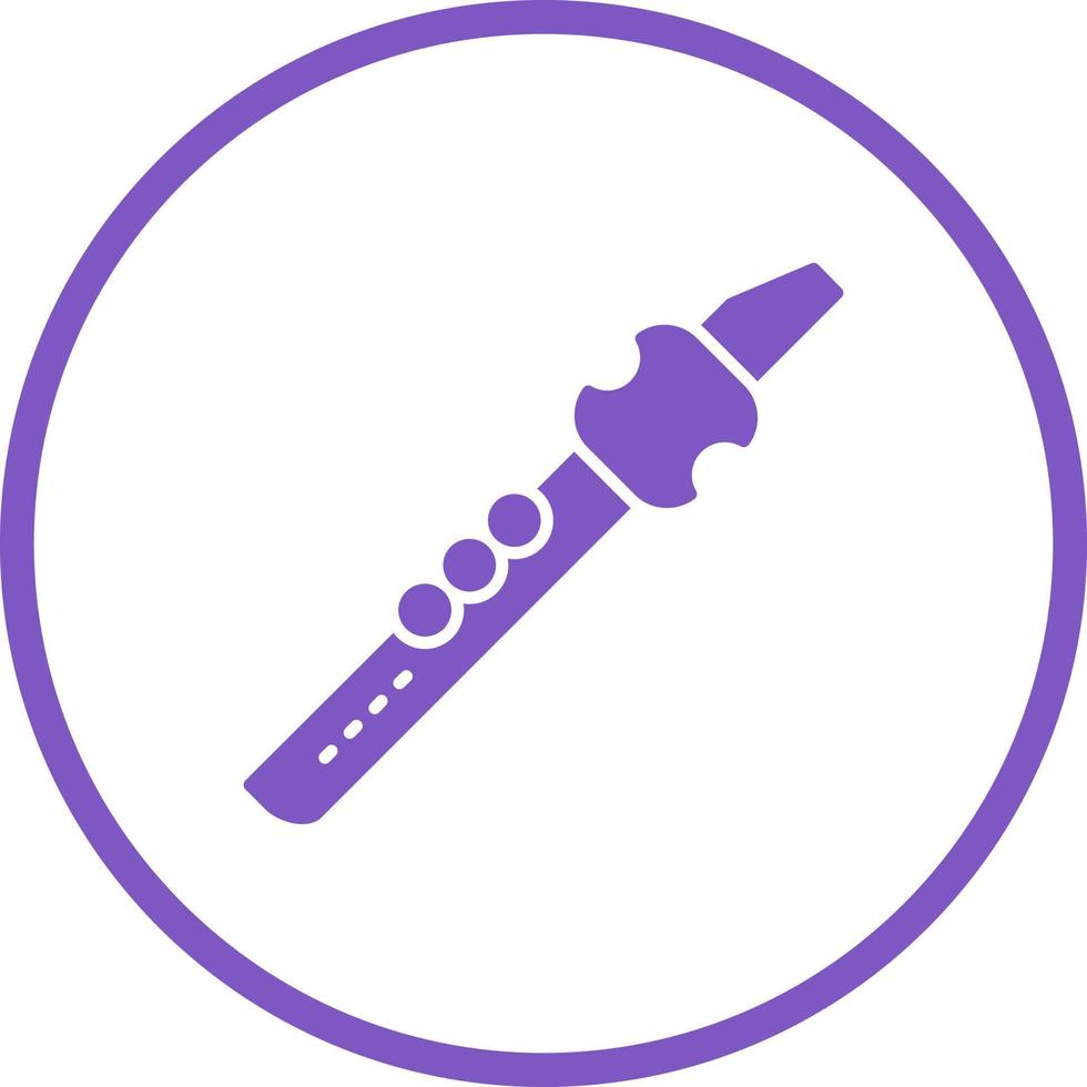 Flute Vector Icon