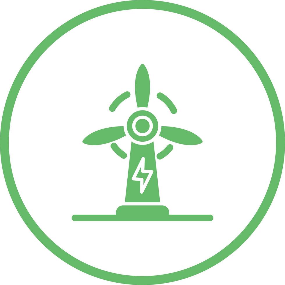 Wind Power Vector Icon
