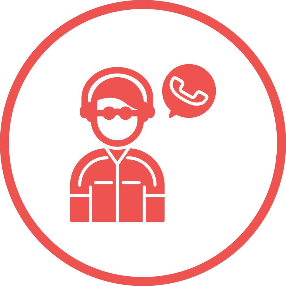 Contact Us Vector Icon