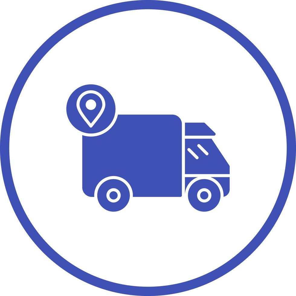 Shipping Van Vector Icon