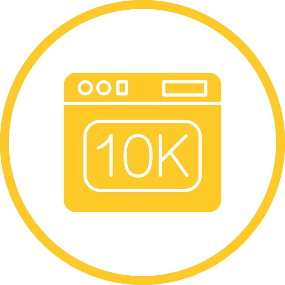 10k Vector Icon