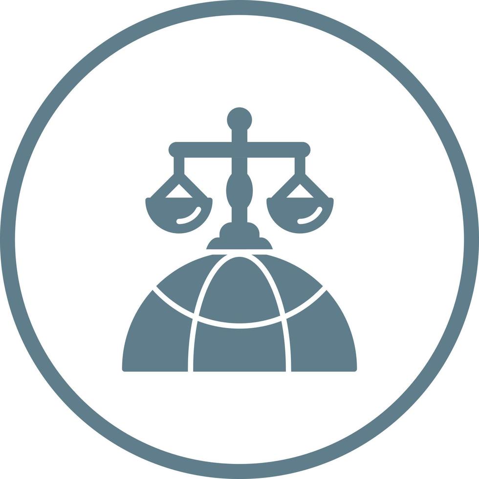 International Law Vector Icon