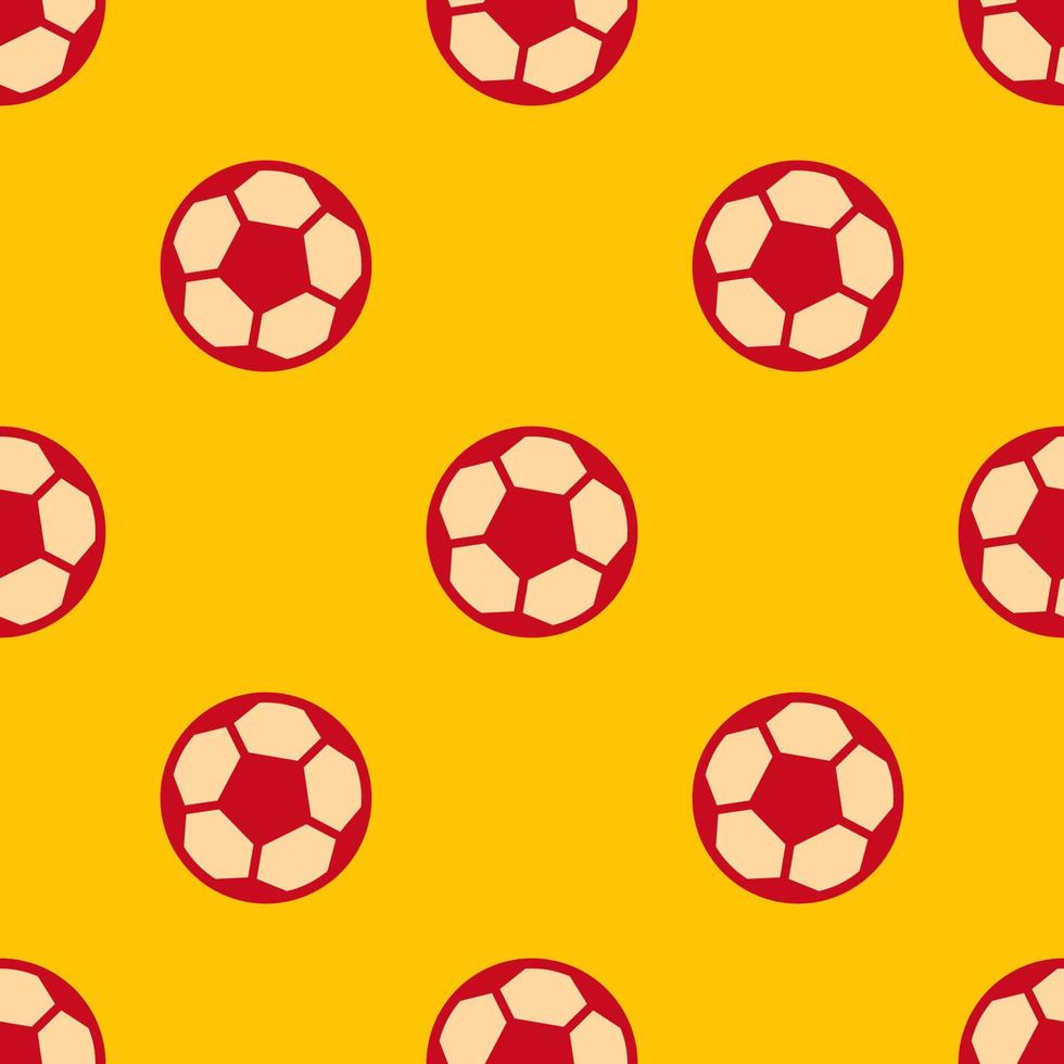 Bright pattern of soccer balls in flat style for printing and design.Vector illustration. vector
