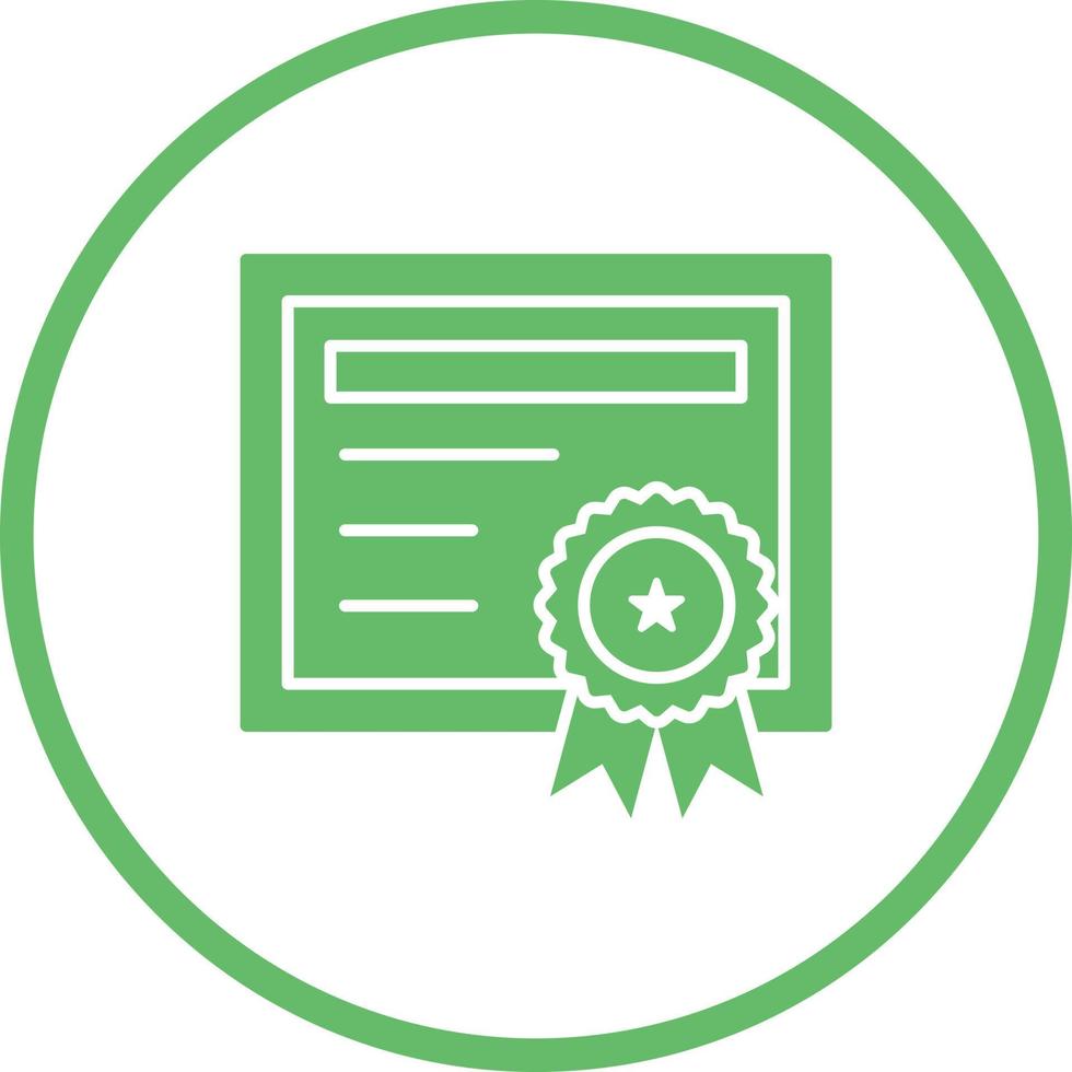 Certificate Vector Icon