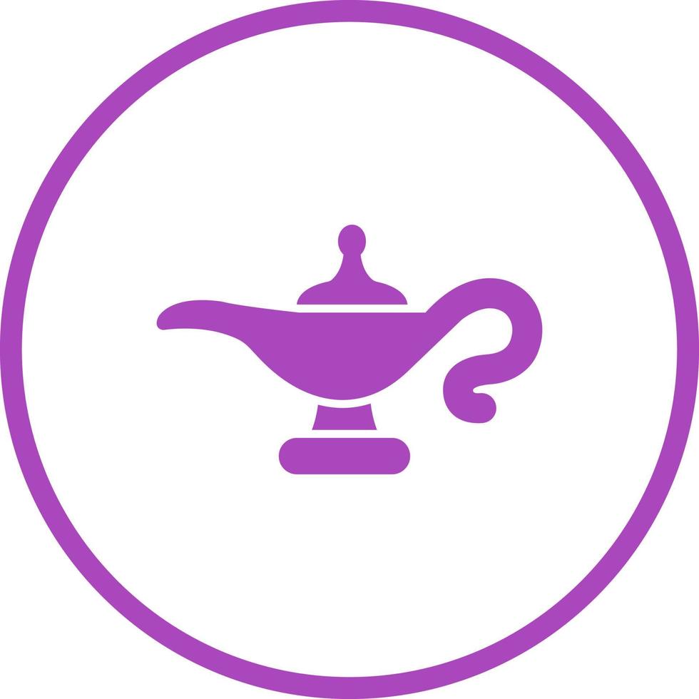 Genie Lamp Vector Icon