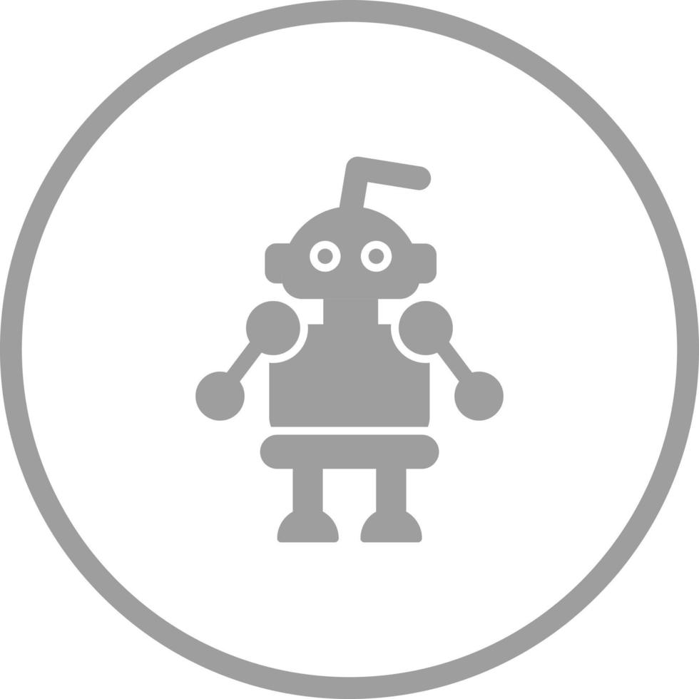 icono de vector de robot