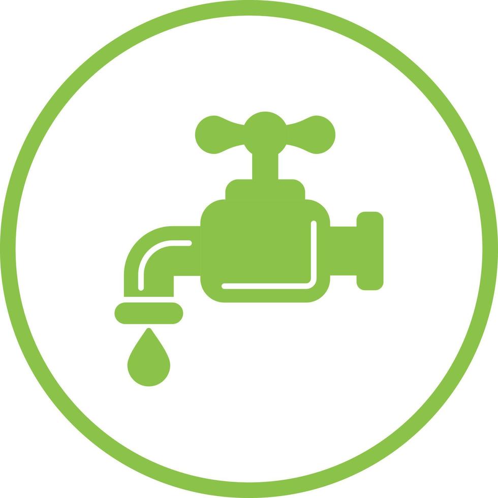 Water Faucet Vector Icon